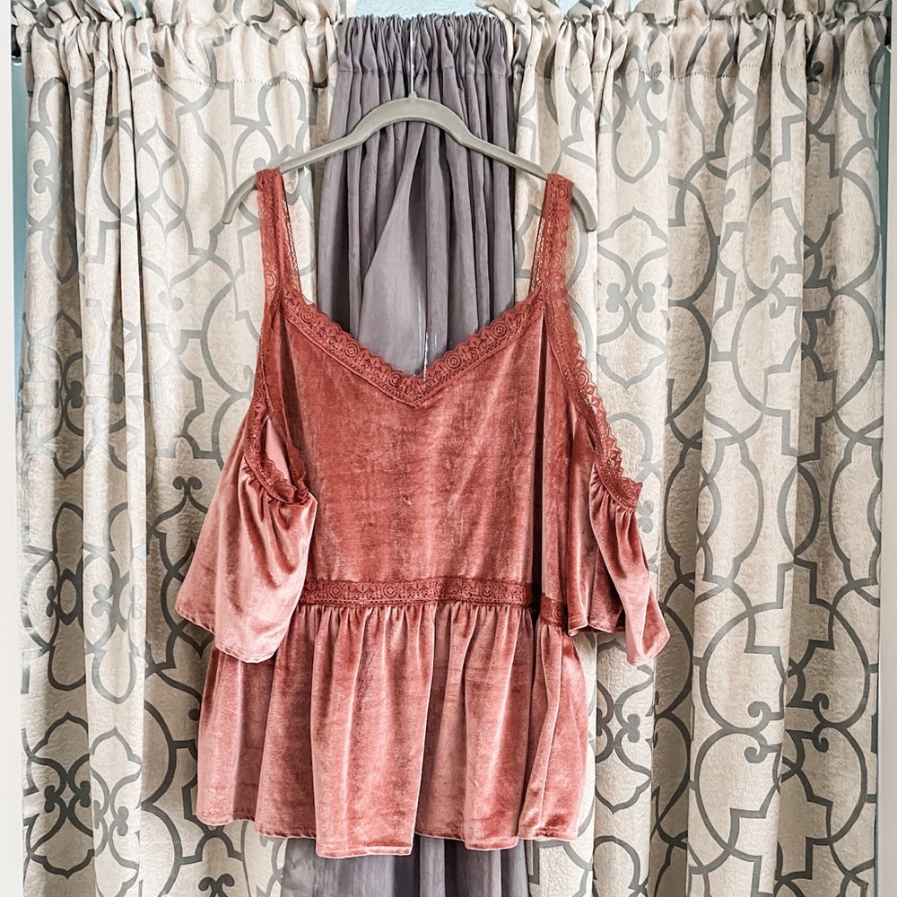 Lace off the shoulder top